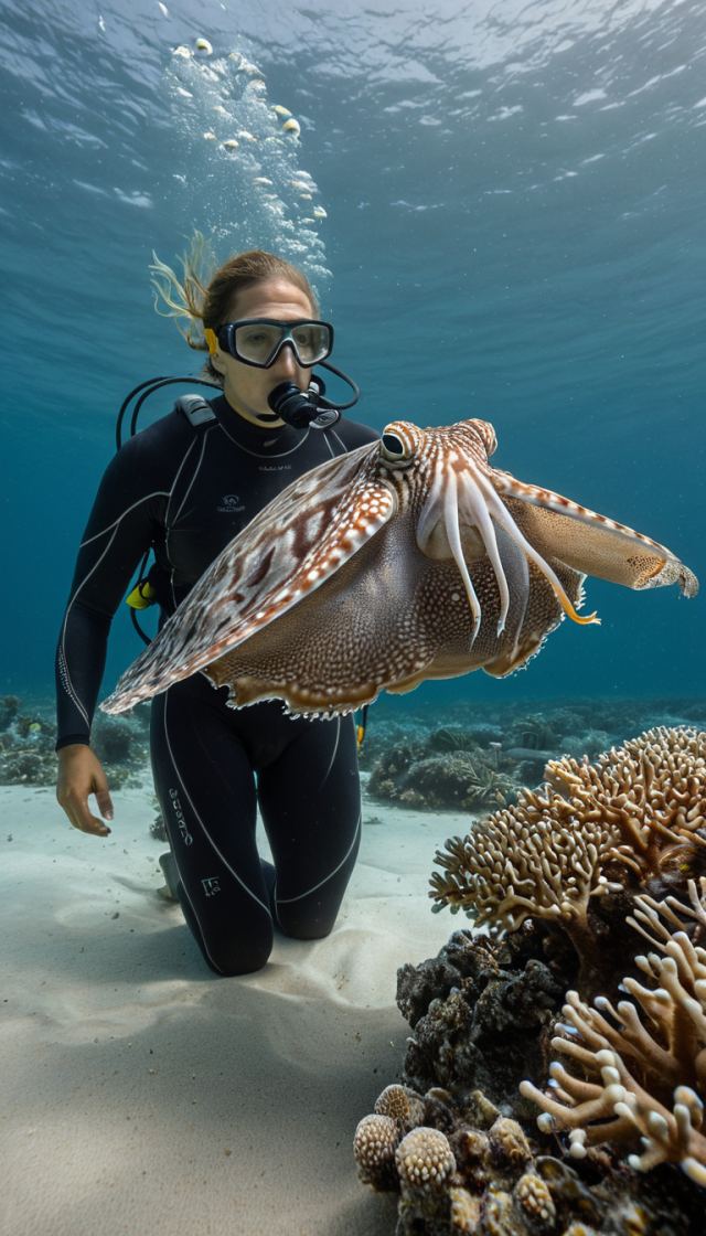 How Do Cuttlefish Camouflage While Being Colorblind?