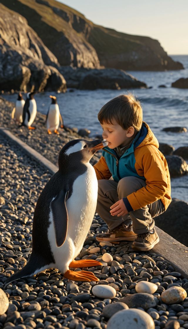 Some Penguins Propose With a Pebble